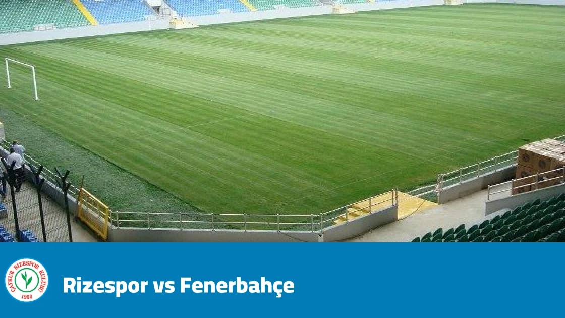 Rizespor host Fenerbahçe in matchday 7 of the Süper Lig