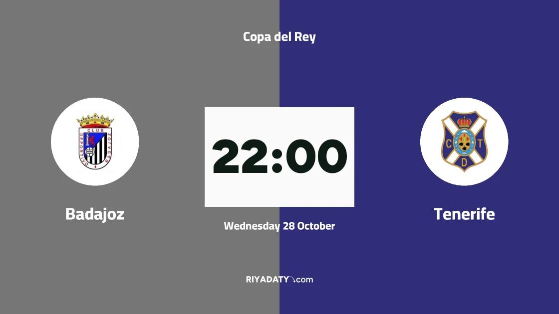 Badajoz to host Tenerife in round of 128 of Copa del Rey