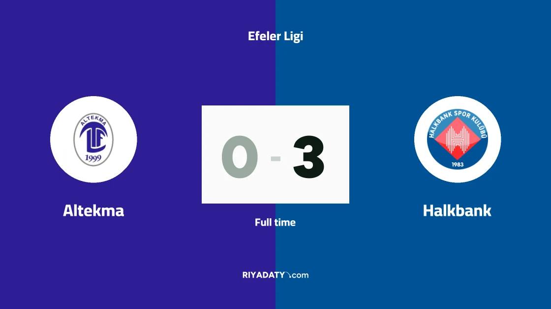Halkbank thrash Altekma 3-0 in third round of Efeler Ligi