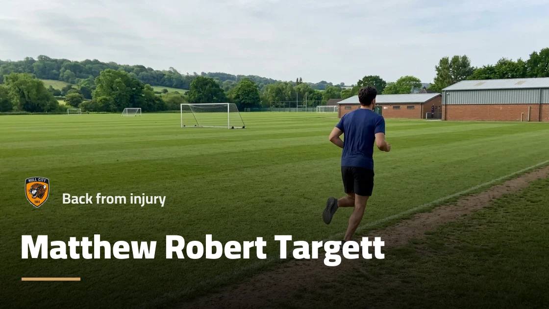 Targett returns to training with Hull City after absence due to ankle injury