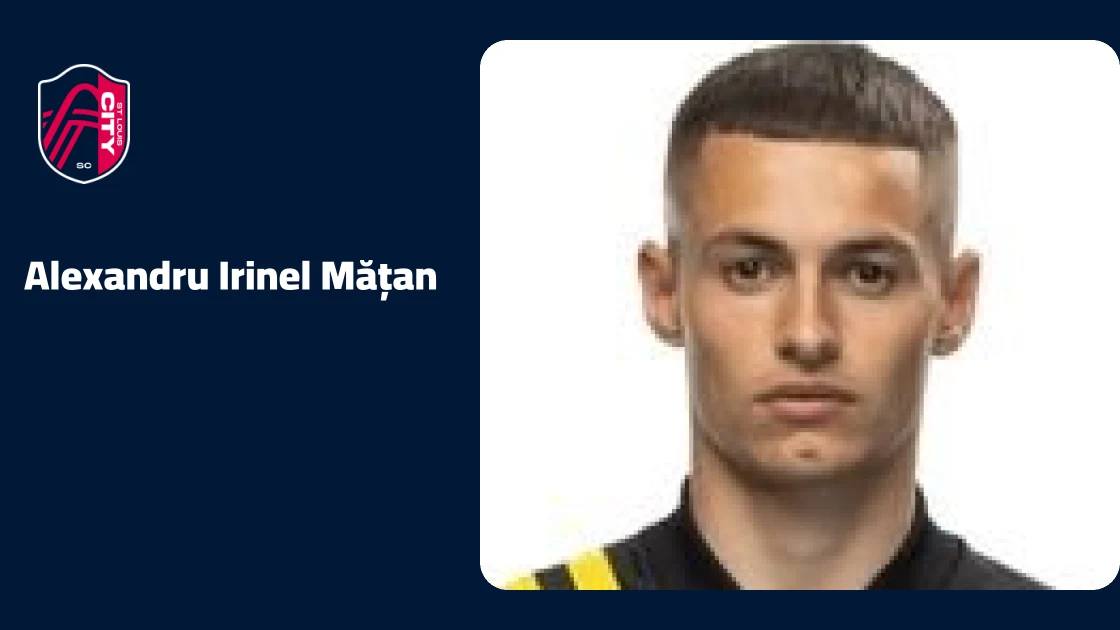 Alexandru Mățan absent from St. Louis City squad due to injury