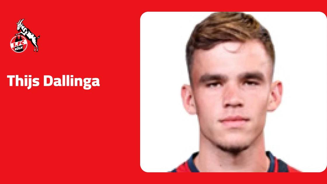 Thijs Dallinga returns to training with 1. FC Köln after recovering from knee injury