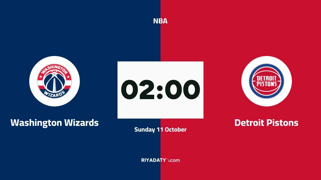 Washington Wizards to host Detroit Pistons in the NBA