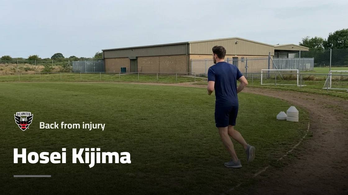 Hosei Kijima returns to training with DC United after injury absence