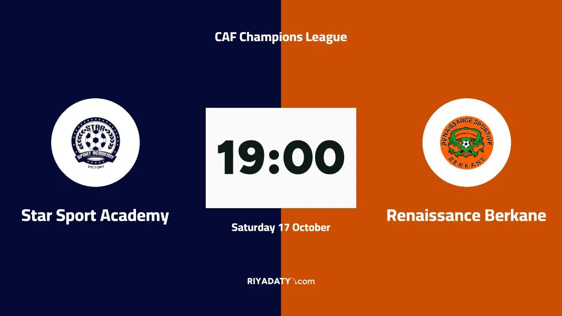 Star Sport Academy to face Renaissance Berkane in CAF Champions League second preliminary round