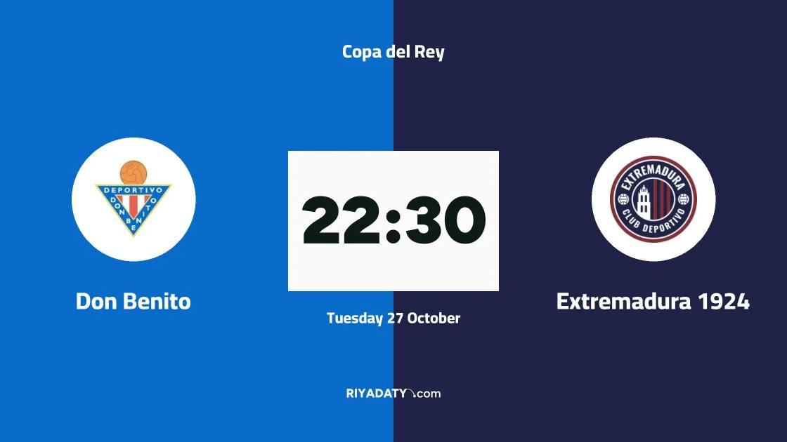 Don Benito host Extremadura 1924 in round of 128 of Copa del Rey