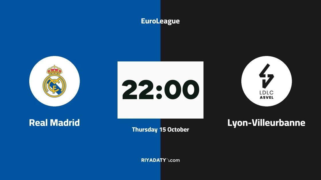 Real Madrid host Lyon-Villeurbanne in Matchday 6 of the EuroLeague