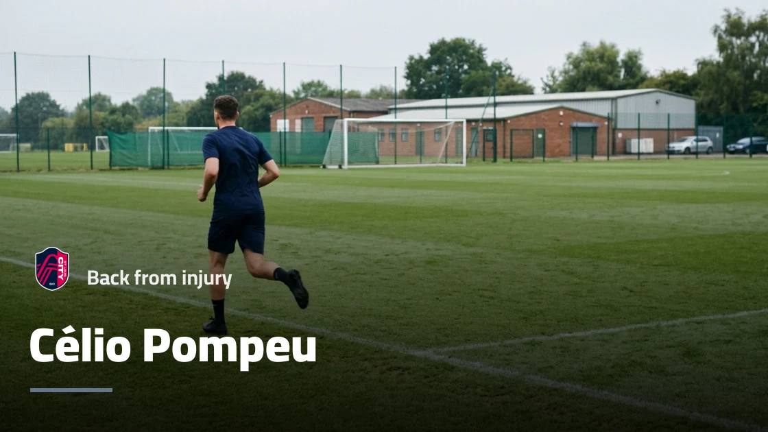 Célio Pompeu returns to St. Louis City squad after recovering from knee injury