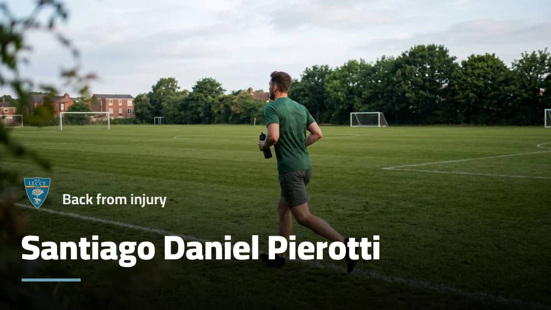 Pierotti returns to Lecce squad after recovering from ankle injury