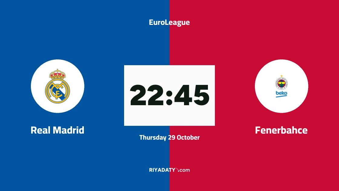 Real Madrid host Fenerbahce in Matchday 9 of the EuroLeague