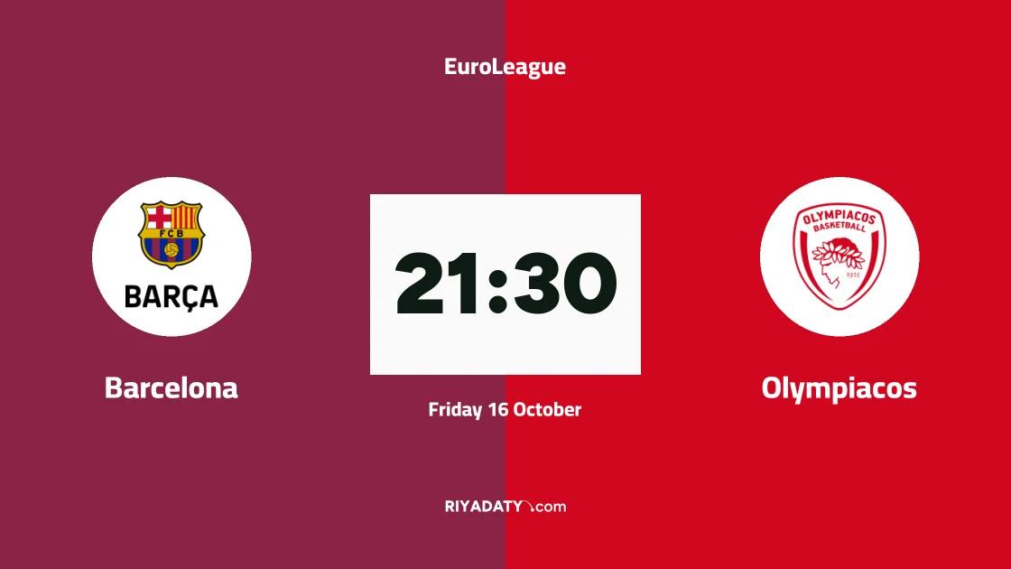 Barcelona host Olympiacos in Matchday 6 of the EuroLeague