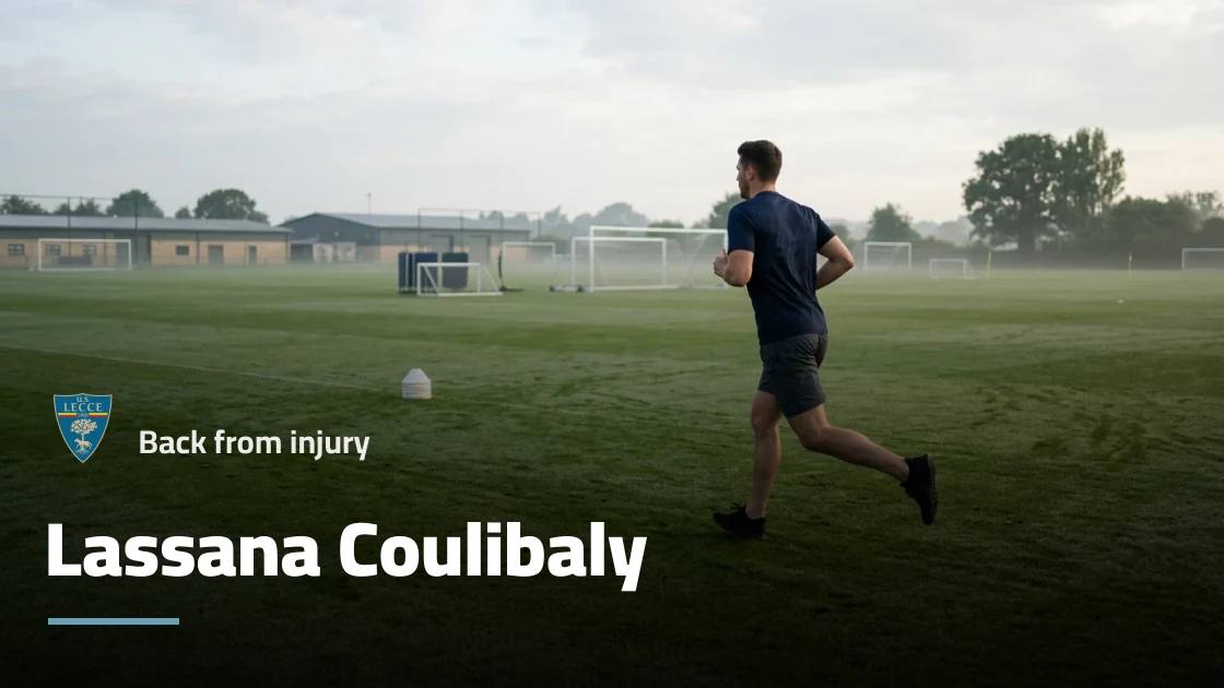 Coulibaly returns to Lecce squad after absence due to thigh injury