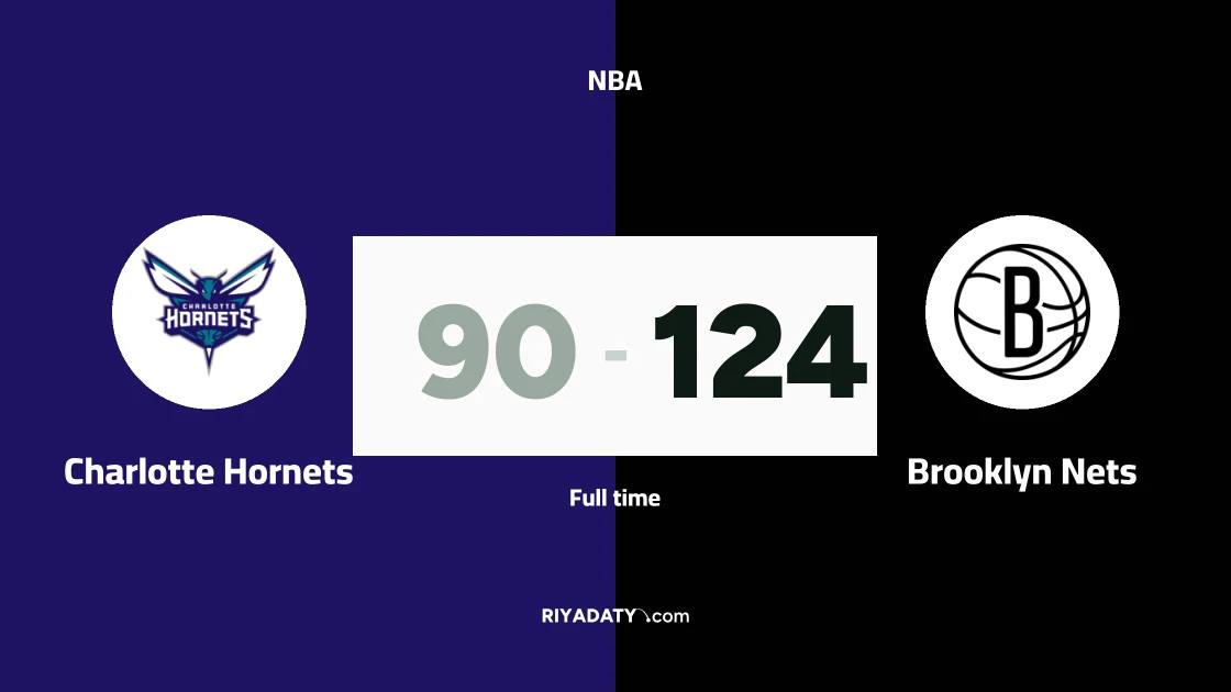 Brooklyn Nets crush Charlotte Hornets 124-90 in the NBA