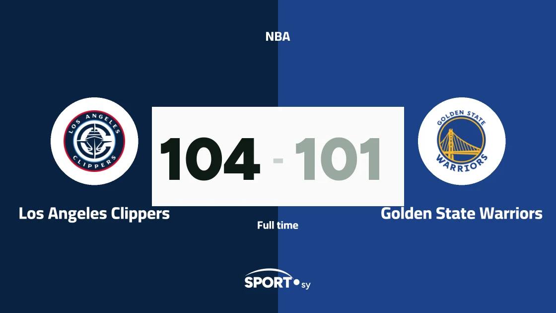 Los Angeles Clippers beat Golden State Warriors 104-101