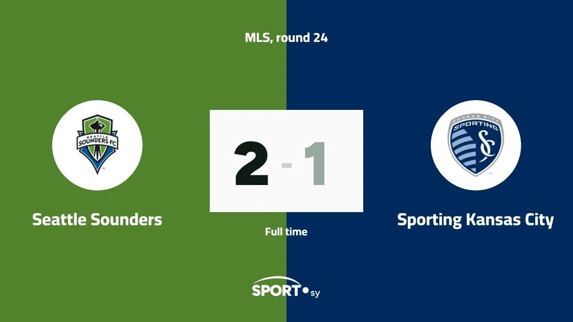Seattle Sounders beat Sporting Kansas City 2-1 in MLS