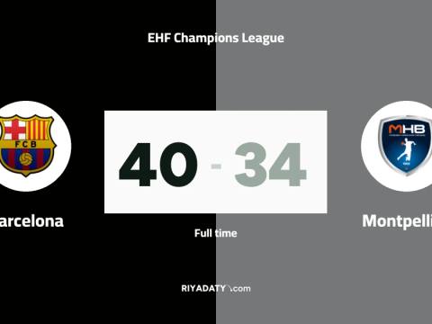 Barcelona secure fifth straight win in EHF Champions League handball by beating Montpellier